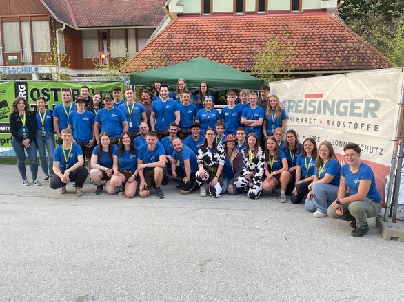 Ostertanz 2025 Gruppenbild der LandjugendmitgliederInnen