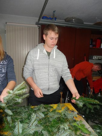 Adventkranz binden 2016